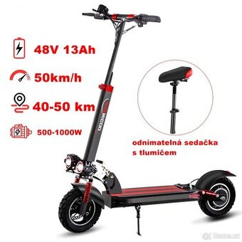 Elektrická, skládací koloběžka 48V / 500-1000W