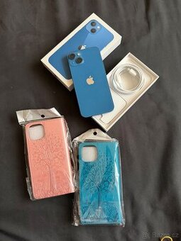 apple iphone 13 128gb modry blue set obalu a sklo