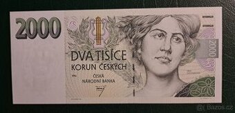 2000 Kč 1996 - UNC 