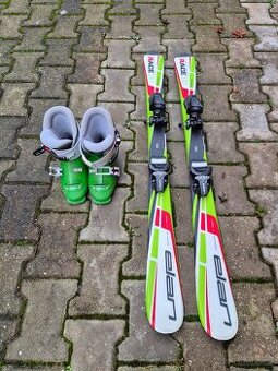 Dětské lyže Elan Race 110 + lyžaky 20 cm