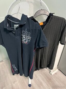 2x pánske tričko Hugo Boss a Camp David