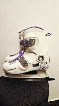 Dívčí lední nastavitelné brusle OXELO vel. 32-34