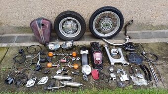 YAMAHA XV 1100 VIRAGO - NÁHRADNÍ DÍLY - MANUÁL