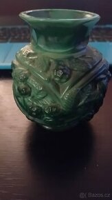 CURT SCHLEVOGT malachitová vázička