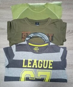 Chlapecká trička dlouhý rukáv vel.146/152,kus 30 Kč