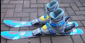 DĚTSKÉ LYŽE 80 cm + boty 30