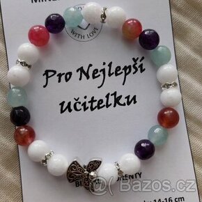 Náramek z minerálů Pro nejlepší ucitelku 5