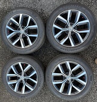 Letní sada kol VW alu disk 17 + pneu Goodyear