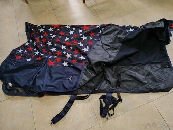 Prodám novou deku na koně s fleasem vel.145