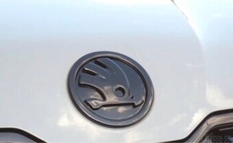 Černé lesklé znaky ŠKODA octavia, fabia, rapid, scala atd.