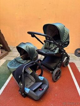 Kočárek Kinderkraft prime2 3v1 s autosedačkou