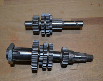 Jawa Pionýr 550, 555, 05,  20, 21, 23 nové díly převodovky.