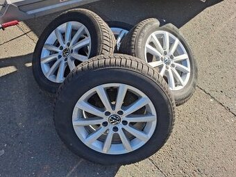 Alu kola 16" VW Passat Merano rozteč 5x112 s pneu 215/60R16