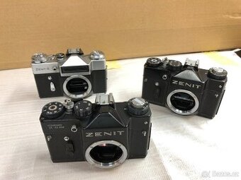 Zrcadlovky Zenit + objektivy