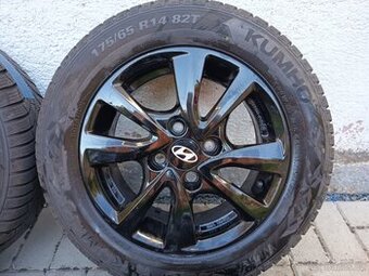 ALU kola Hyundai i10 14" 4x100 + ZIMNÍ 175/65 R14 TOP