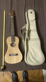 Cestovní kytara SX TG1E Natural - 1