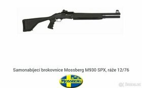 Prodám samonabíjecí brokovnici Mossberg 930 SPX - 1