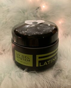 UV/LED Stavební gel PLATINUM SPARKLE Clear 50 g