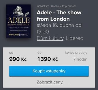 Adele - The show from London Liberec dům kultury
