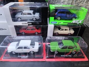 Modely Škoda 1:24 hachate, welly, whitebox
