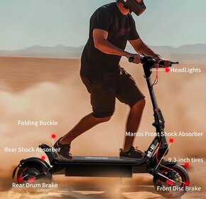 Terénní smart elektro koloběžka / skútr