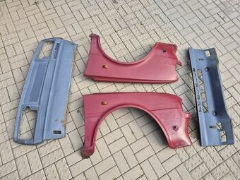 Přední blatník, přední a zadní čelo Škoda 105,120,130