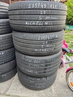 Letní sada pneu 2x275/45 a 315/40 R21 Michelin