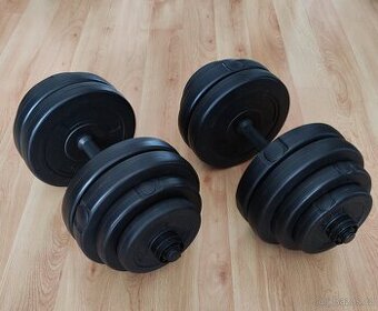 Prodám jednoruční činky 2 x 15kg