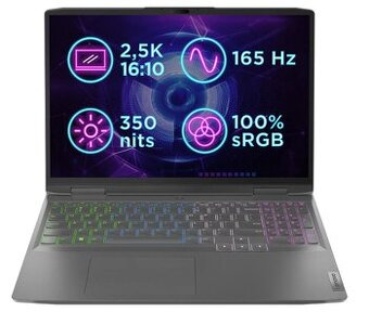 Lenovo LOQ 16":Ryzen 7 7840HS,16GB,SSD 512,RTX4060 8GB