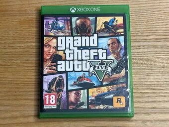 GTA V pro Xbox One i Series X - krabicová s mapou, 100% stav