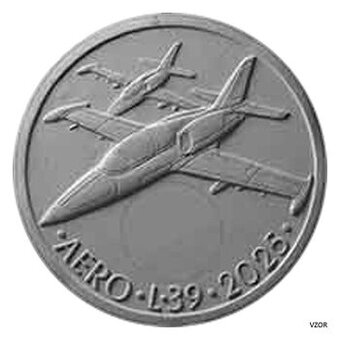 Stříbrná mince 500 Kč Letadlo ALBATROS PROOF / BK