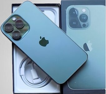 iPhone 13 Pro Alpine Green BATERIE 100% TOP