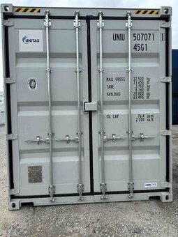 Lodní kontejner 40´HC ONE-TRIP - po jedné cestě šedý