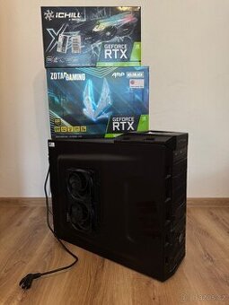 Výkonný PC s 2× RTX 3080 – ideální na těžbu nebo hraní