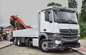 Mercedes-Benz ANTOS 2536 - valník s hydraulickou rukou