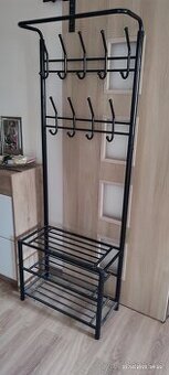 Multifunkční věšák na oblečení černý