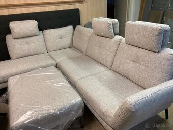 Rohová sedací souprava-Taburet-MONDO Assea-Nová