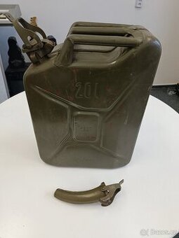 Vojenský kanystr 20 litrů z roku 1987 - originální armádní