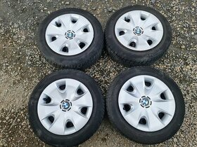 Sada originálníc 16" plechových disků BMW 5x120 + zimní pne