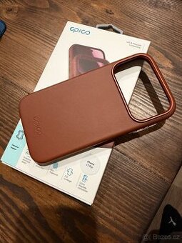 Kožený kryt Epico pro iPhone 17 Pro