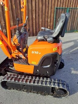 Minibagr Kubota U10-3, rv 2015