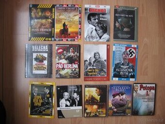 13 historických a válečných filmů na DVD