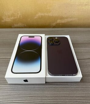 Apple iPhone 14 Pro 128GB fialový, komplet, baterie 100%