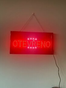 Světelná reklamní cedule‼️OTEVŘENO‼️
