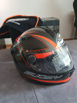 Integrální Přilba Helma Suomy SR-Sport Carbon Matt Red vel L