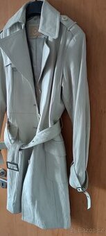 Kožený dámský kabát