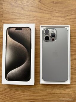 iPhone 15 Pro Max 512 GB Natural Titan TOP STAV