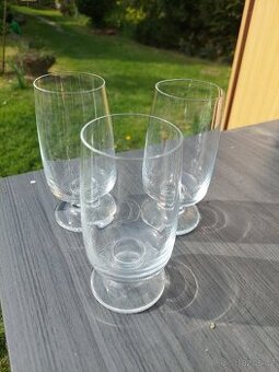 Skleničky čiré s nožičkou 3ks