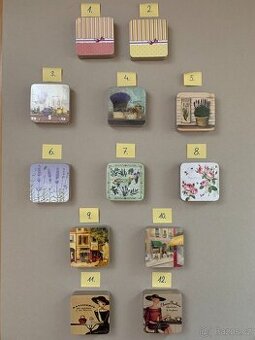 Sada korkových podložek