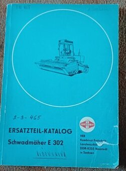 Prodám originální knihy k mačkačům a řezačkám Fortschritt